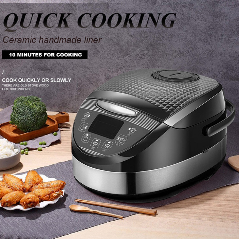 smart multicooker ceramic crock multi rice cooker 1.8l function 